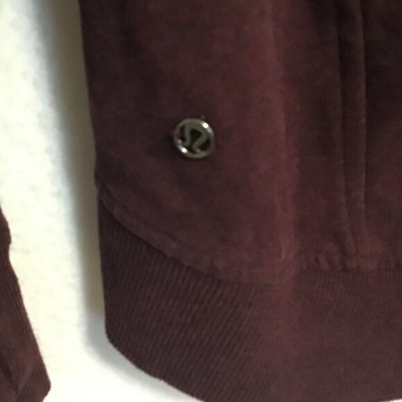 Lululemon On The Double Pullover Heathered Bordeaux Drama Size 2 - Picture 6 of 14